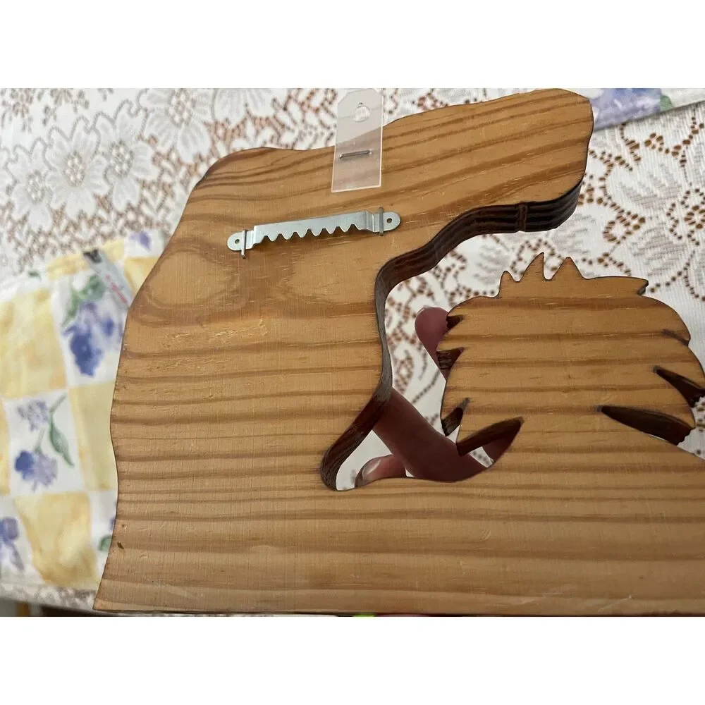 Vintage Wood FLORIDA Sea Shell Beach Theme Key Holder Hook Wall Plaque